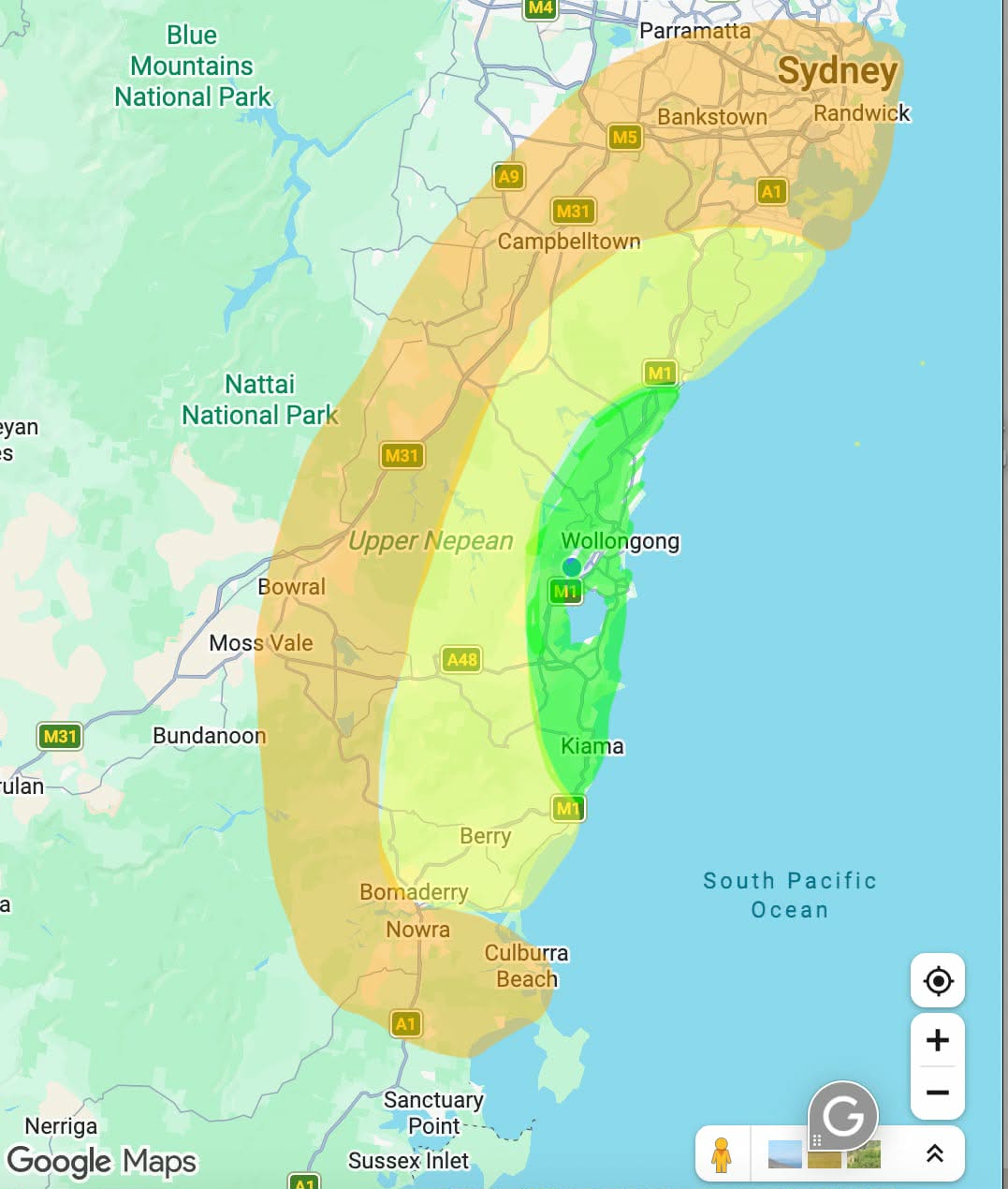 Areas we cover